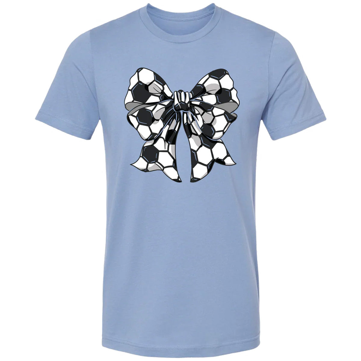 Girlie Girl Lulu Mac Soccer Bow Canvas T-Shirt