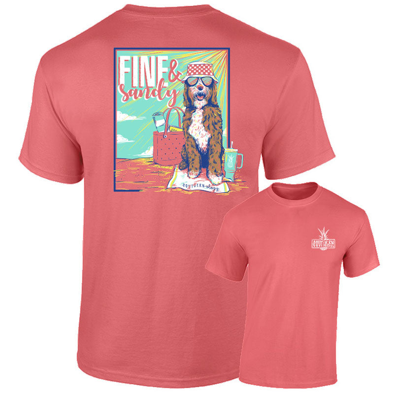 Southernology Fine and Sandy Dog Comfort Colors T-Shirt