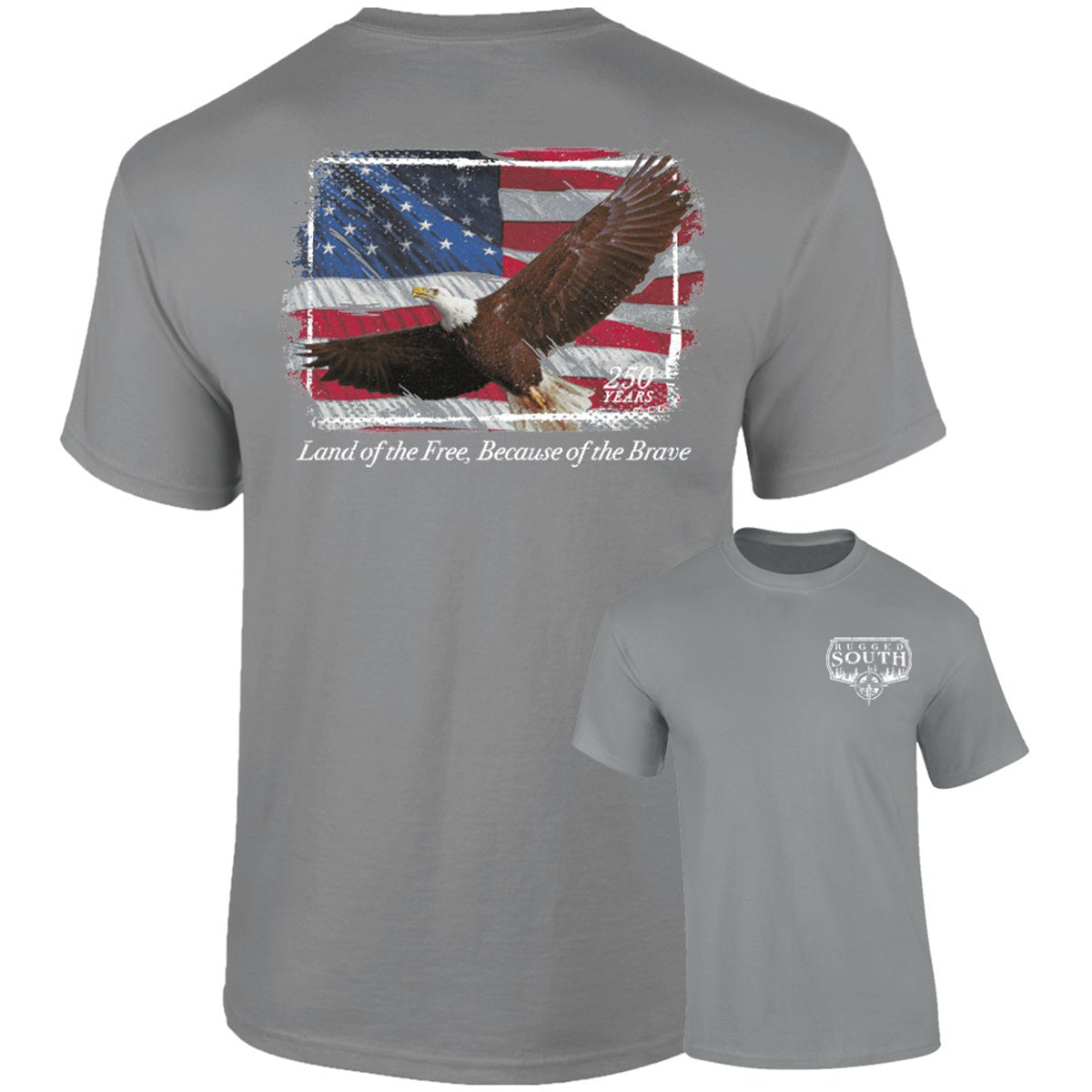 Southernology Rugged South USA Eagle Comfort Colors Unisex T-Shirt