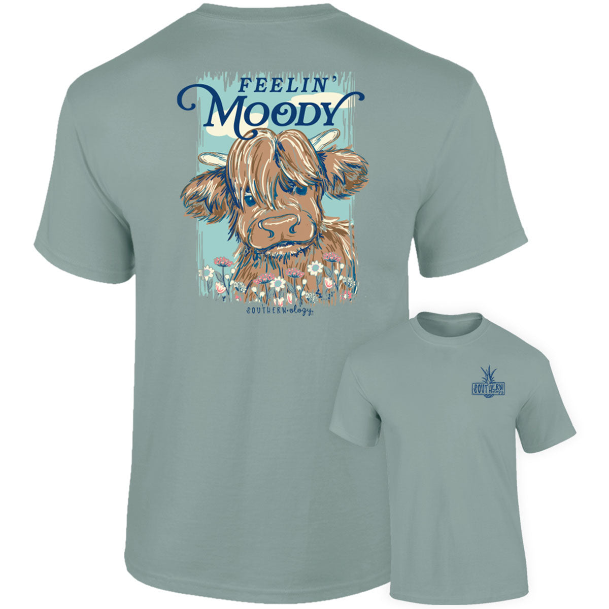 Southernology Feelin' Moody Cow Comfort Colors T-Shirt