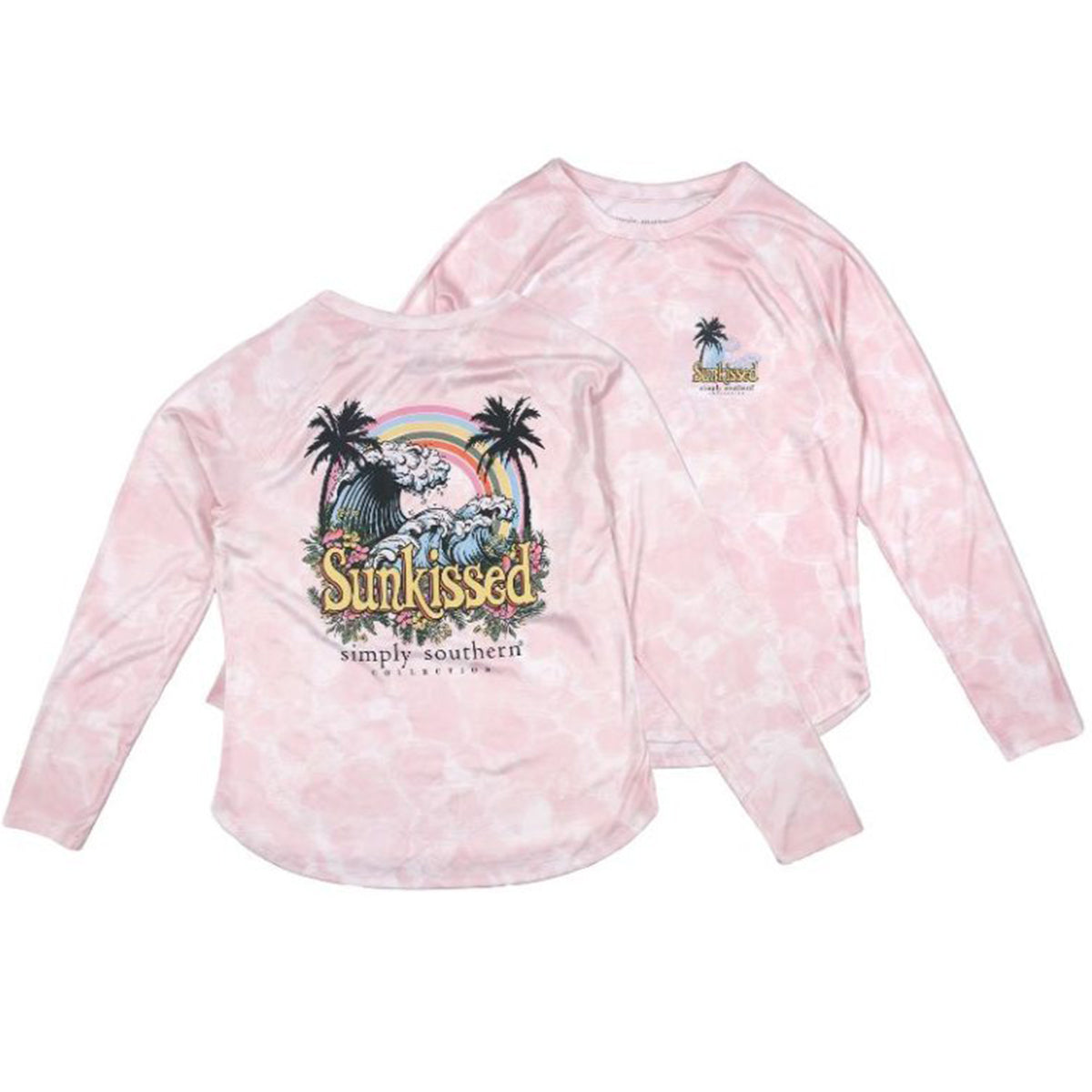 Simply Southern Sunkissed Beach Rash Guard Long Sleeve T-Shirt