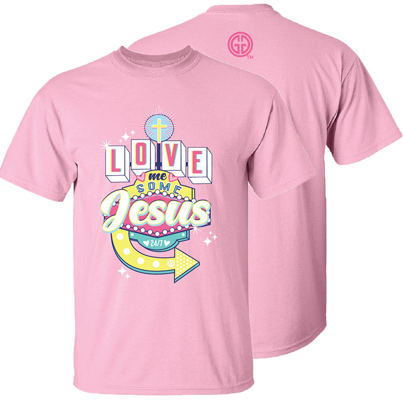 Girlie Girl Originals Love Jesus Sign T-Shirt