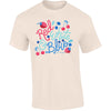 Southernology Berry Red, White &amp; Blue USA Comfort Colors T-Shirt