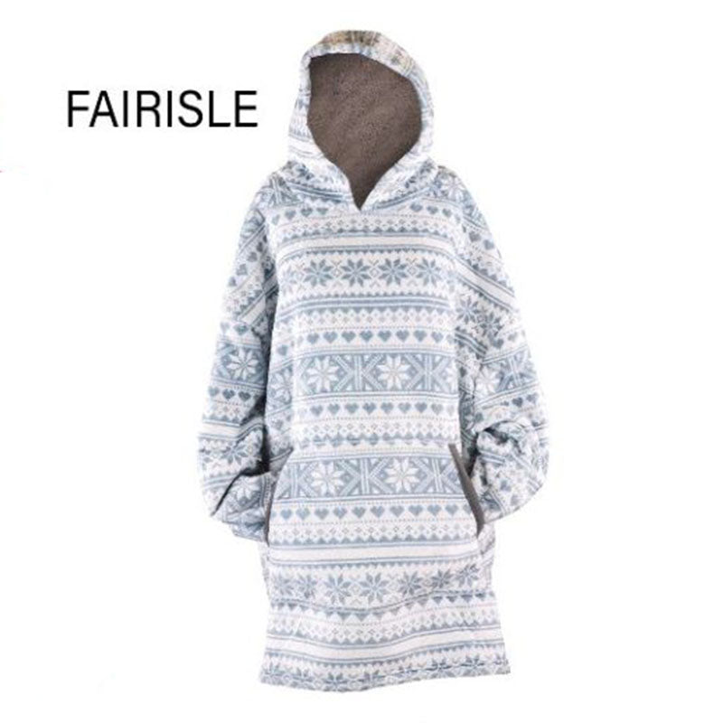 Simply Southern Patterns Ultra Soft Pullover Hoodie Poncho Wearable Blanket T-Shirt