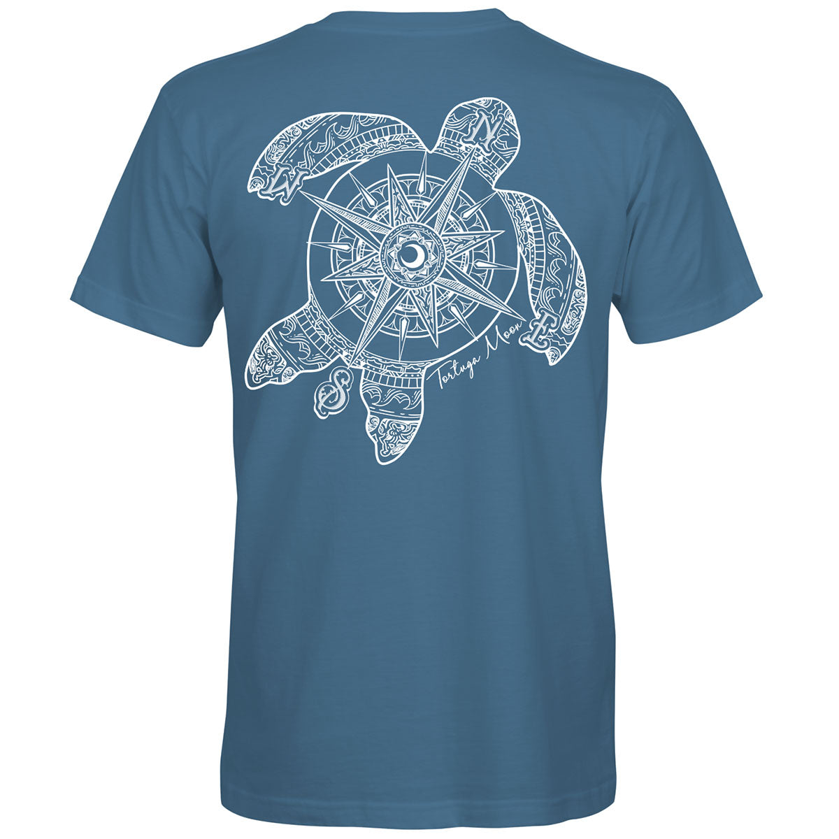 Southern Attitude Tortuga Moon New Compass Turtle Comfort Colors T-Shi -  SimplyCuteTees