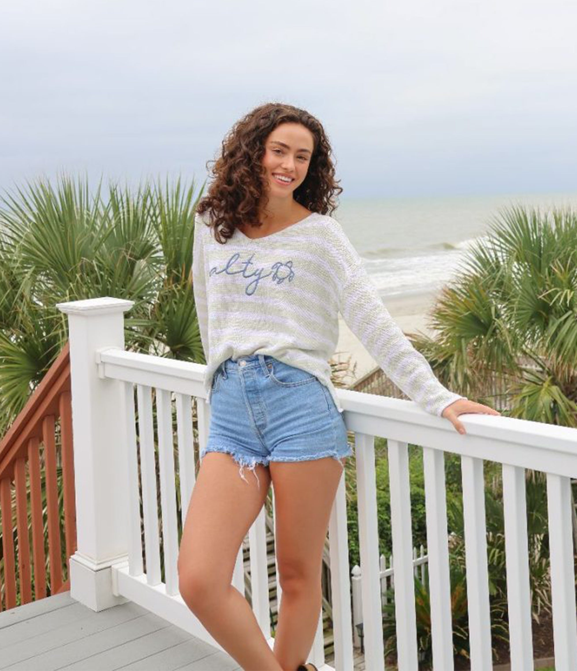 Simply Southern Every Day Beach Lake Sweater Top