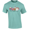 Southernology Ashton Brye Running on Christmas Cheer Comfort Colors T-Shirt