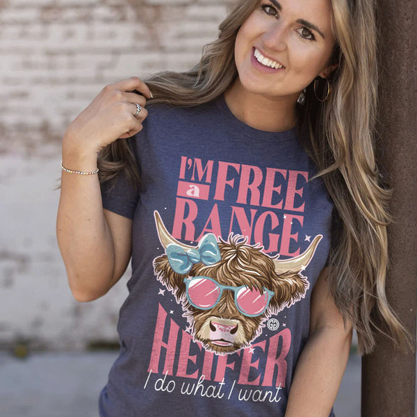 "Heifer Be Trippin'" Women's Funny T-Shirt – Soft Cotton Tee