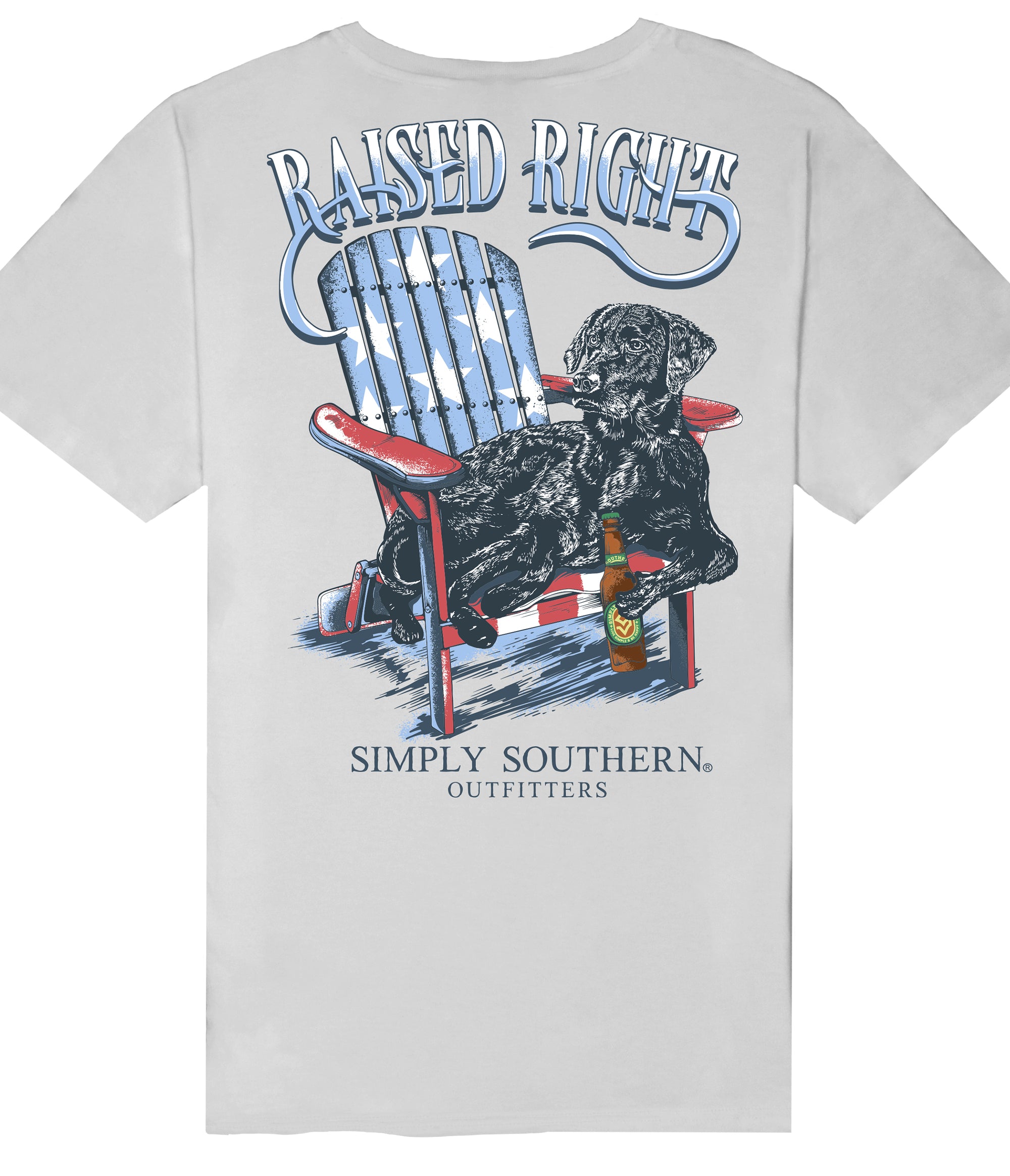 Simply Southern Raised Right USA Lab Unisex T-Shirt