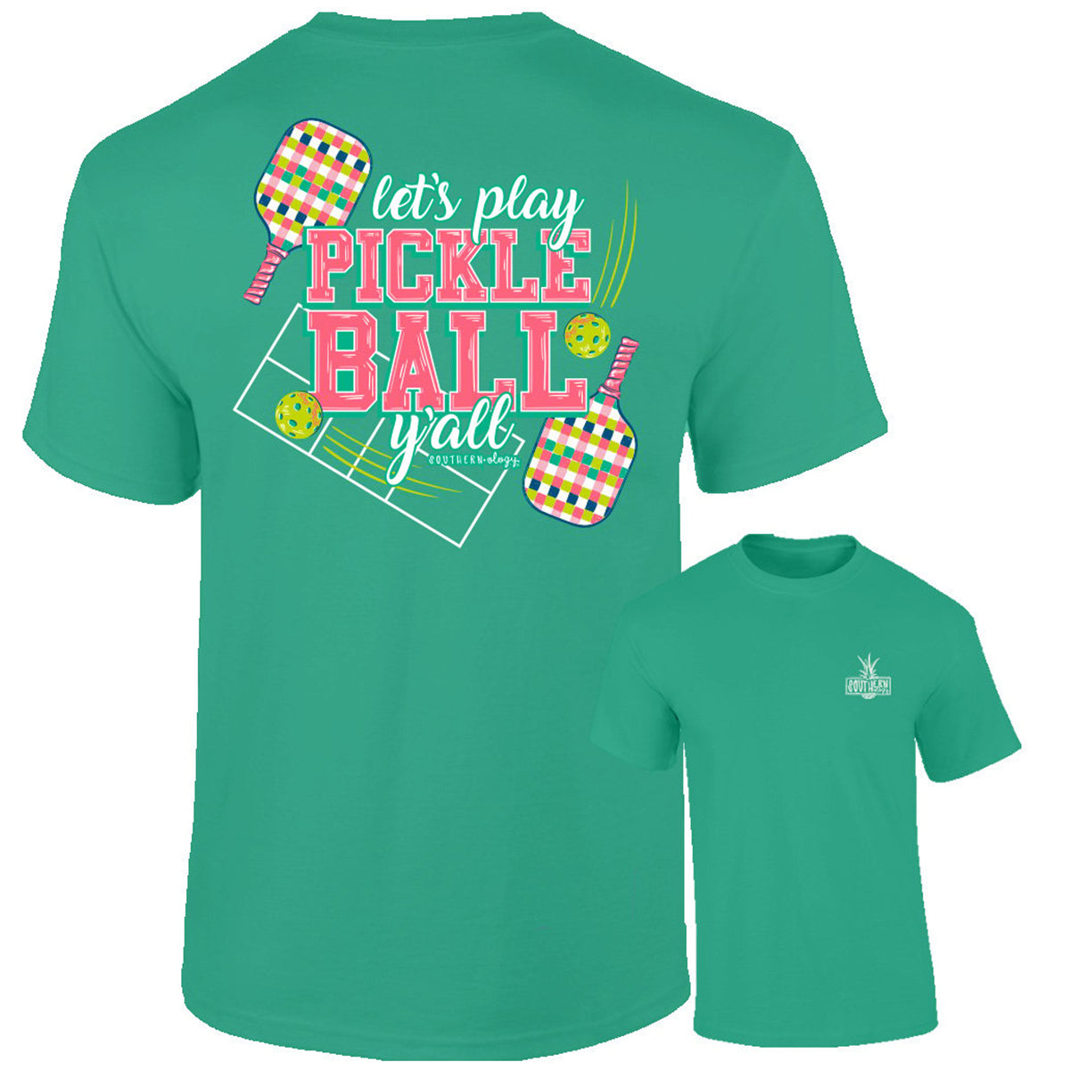 Southernology Let's Play Pickleball Comfort Colors T-Shirt