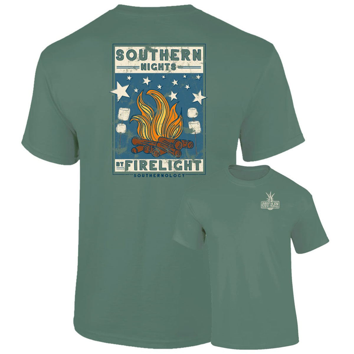 Southernology Southern Nights Poster Comfort Colors T-Shirt