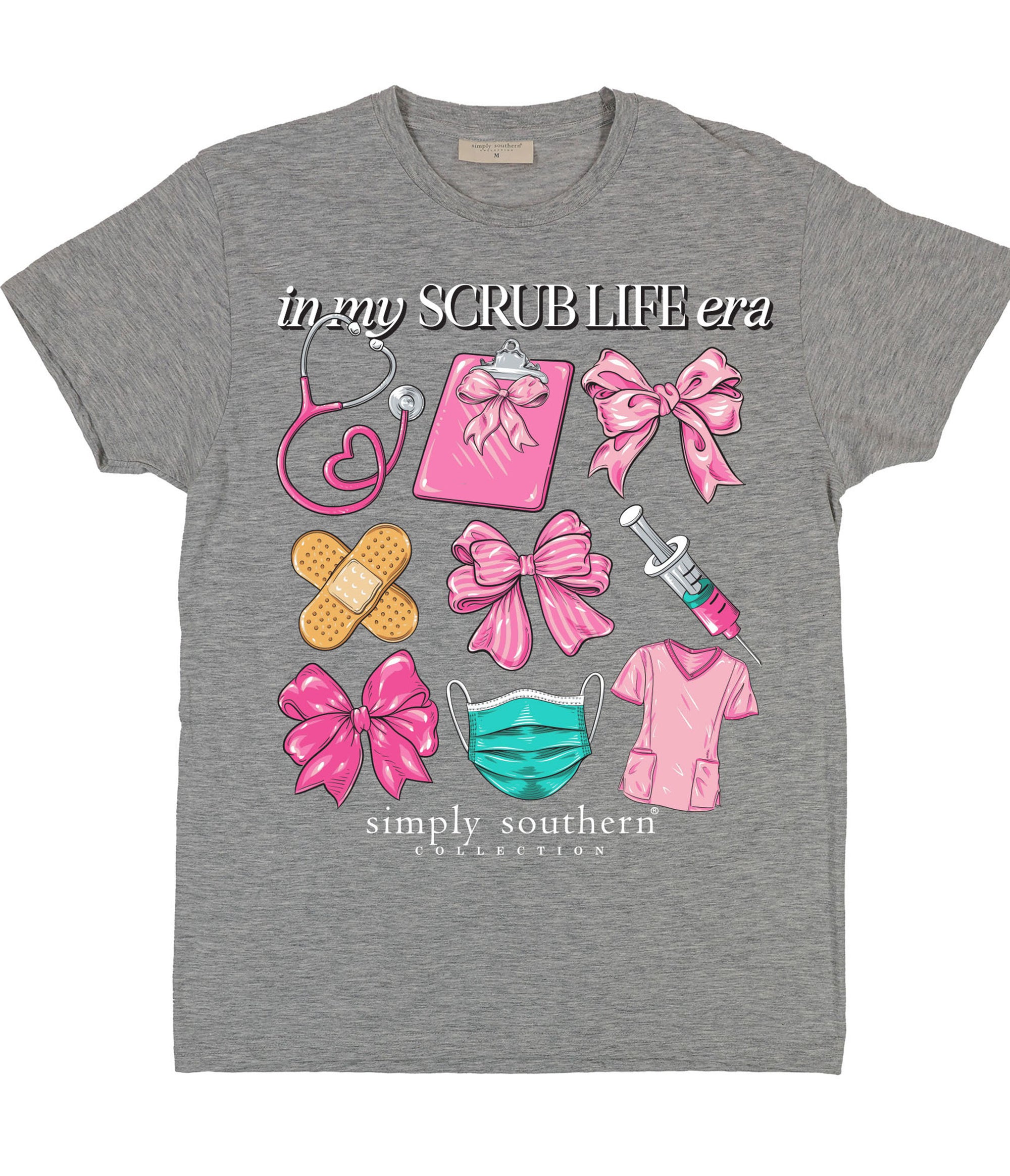 Simply Southern In My Scrub Life Era Nurse T-Shirt