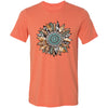 Girlie Girl Lulu Mac Concho Sunflower Canvas T-Shirt