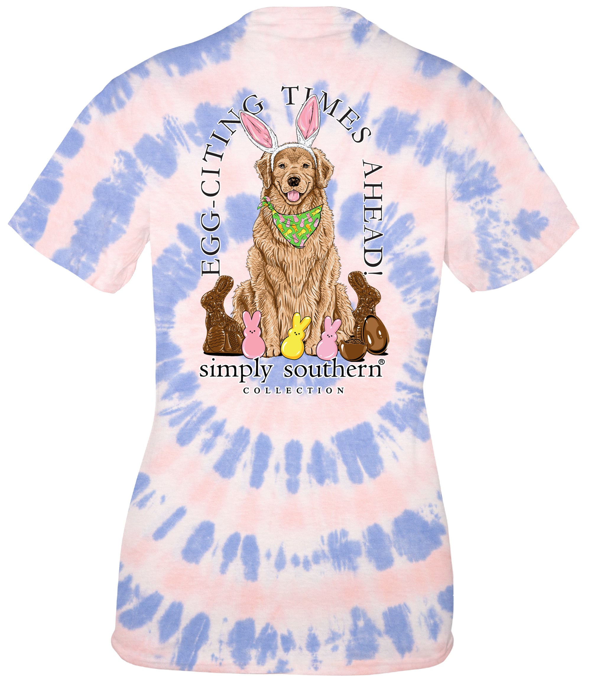Simply Southern Egg-Citing Easter Tie Dye T-Shirt