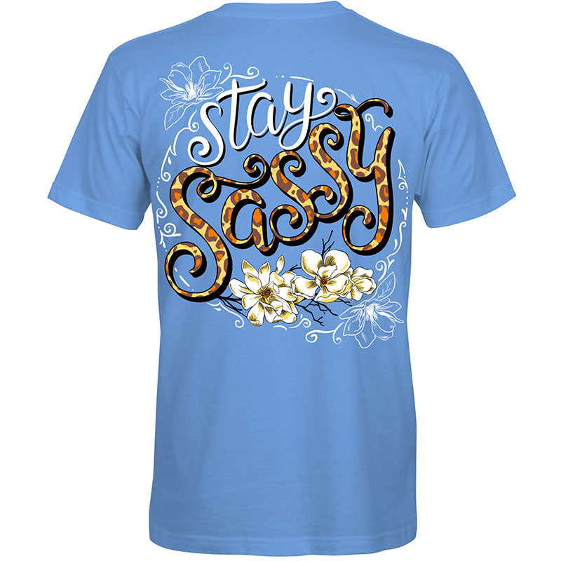 Southern Attitude Stay Sassy Flowers T-Shirt