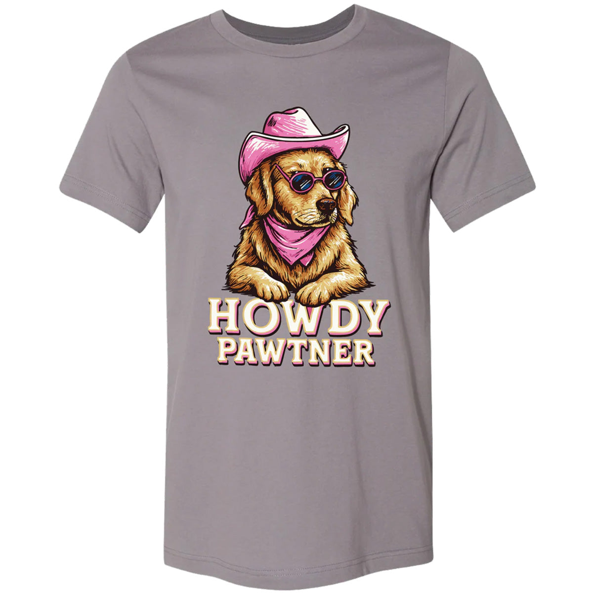 Girlie Girl Lulu Mac Howdy Pawtner Canvas T-Shirt
