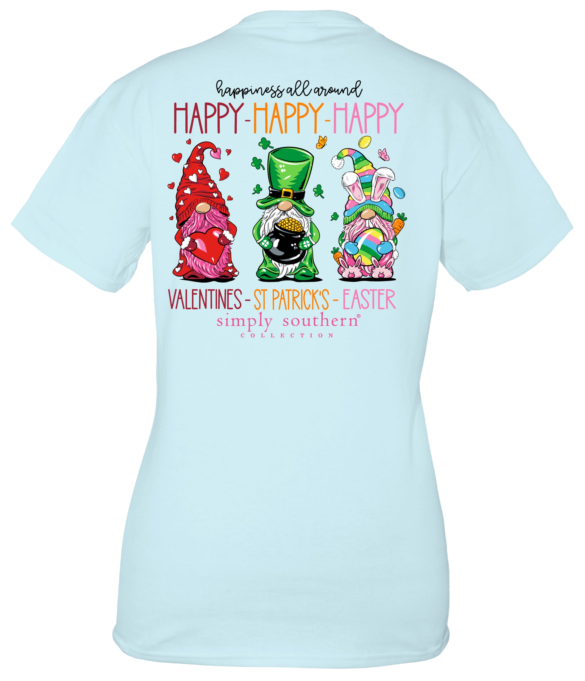 Simply Southern Happy Everything XoXo Irish Easter T-Shirt