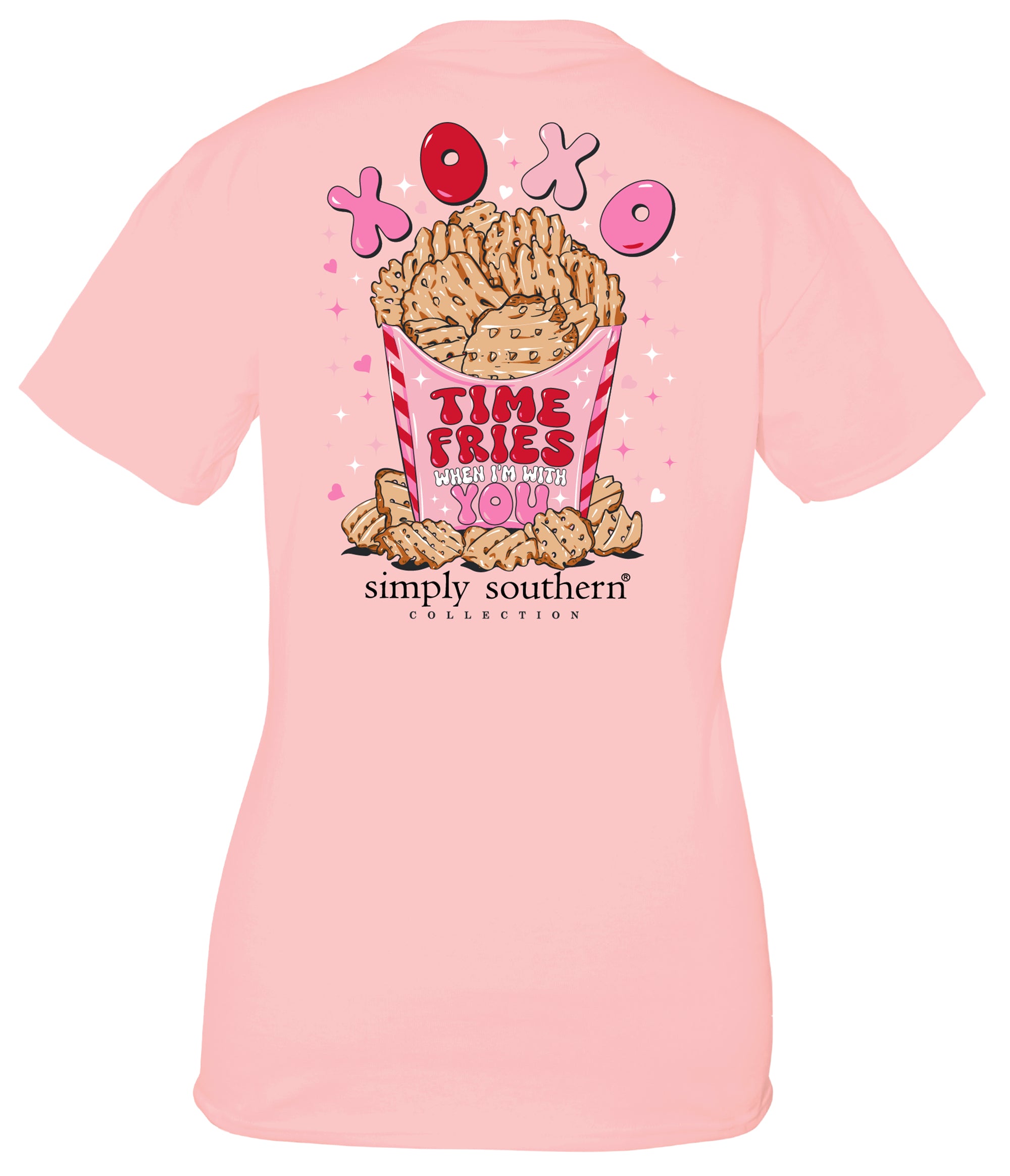 Simply Southern XOXO Time Fries T-Shirt