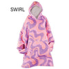 Simply Southern Patterns Ultra Soft Pullover Hoodie Poncho Wearable Blanket T-Shirt