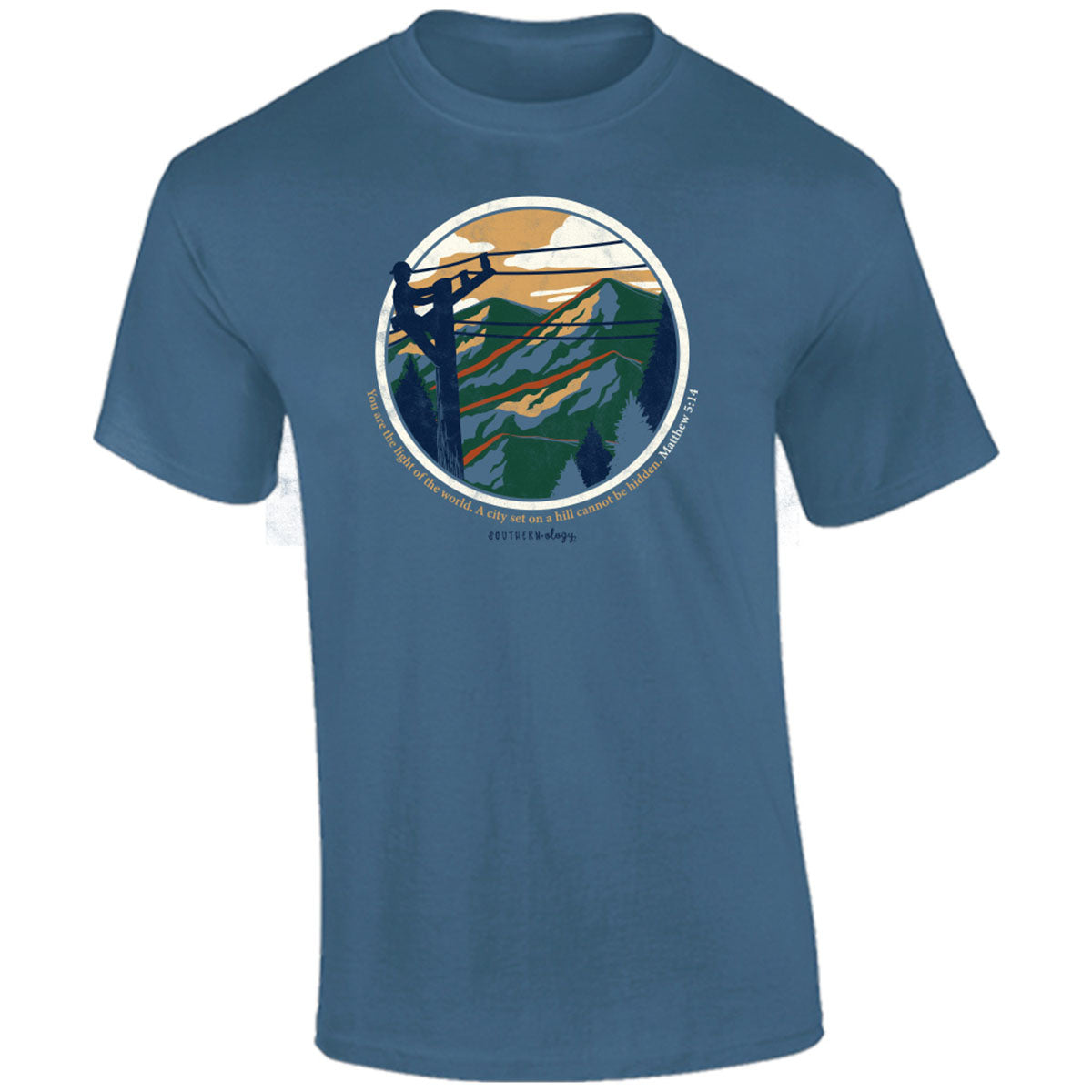Southernology Lineman Light Hurricane Relief T-Shirt