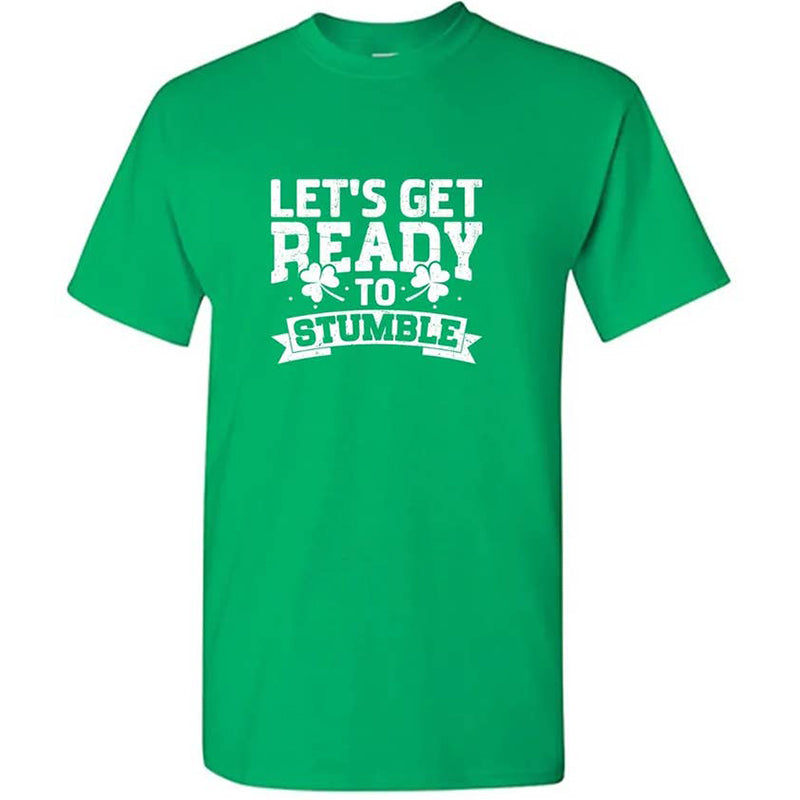 Let's Get Ready To Stumble Irish Front Print Unisex T-Shirt