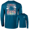 Southernology Palm Sunset Comfort Colors Long Sleeve T-Shirt