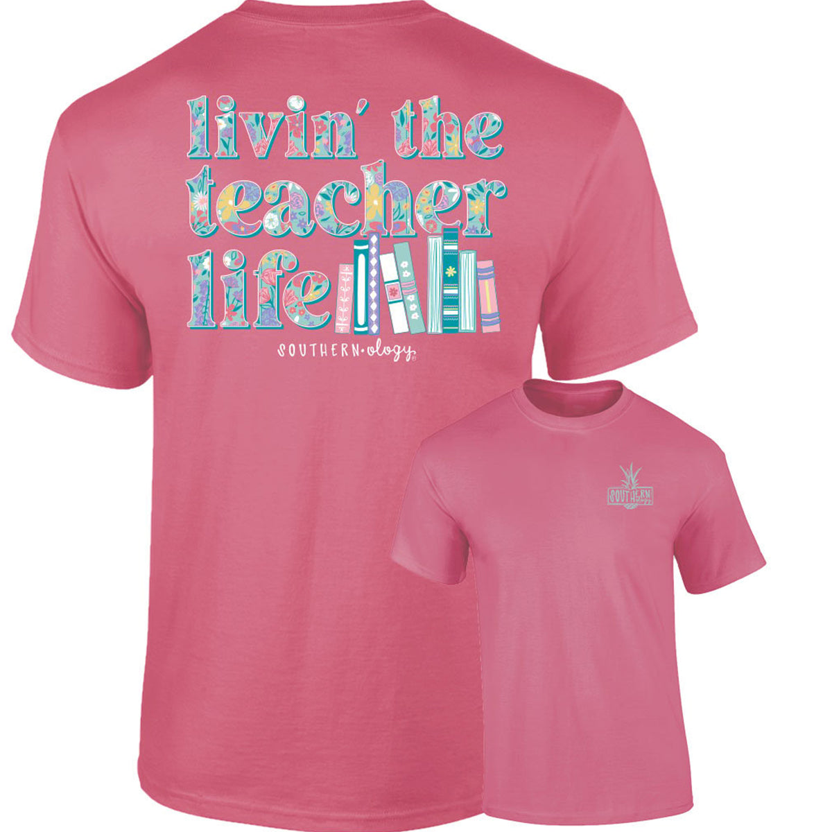 Southernology Livin' the Teacher Life Comfort Colors T-Shirt