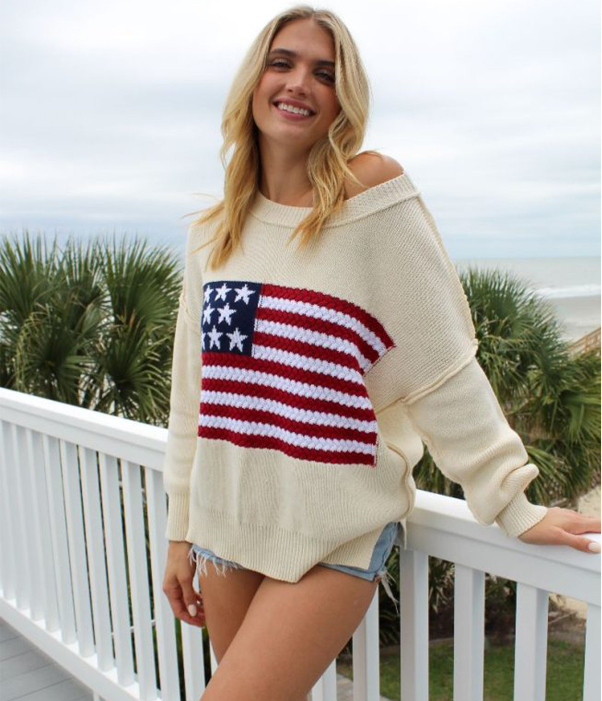 Simply Southern USA Sweater Top