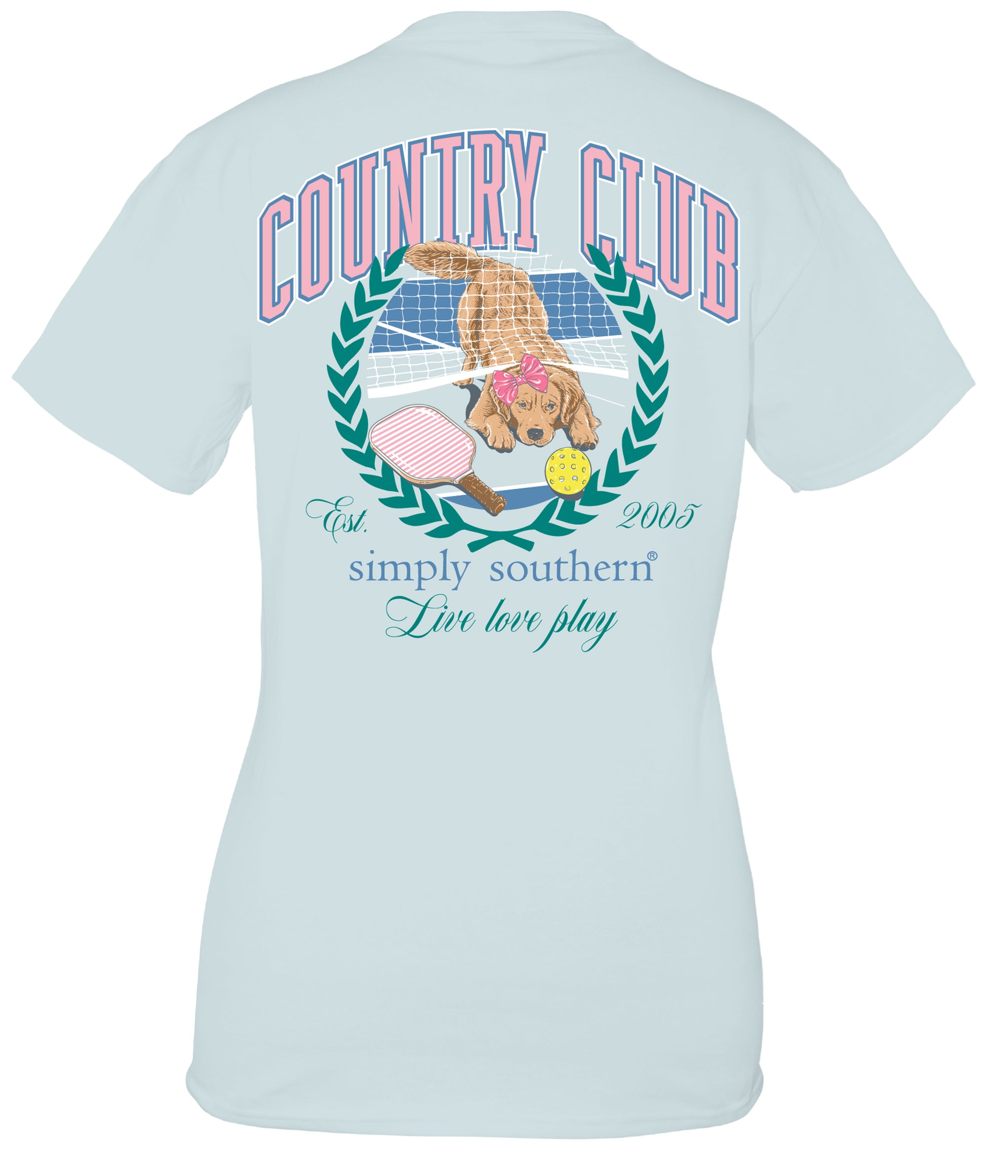 Simply Southern Country Club Dog T-Shirt