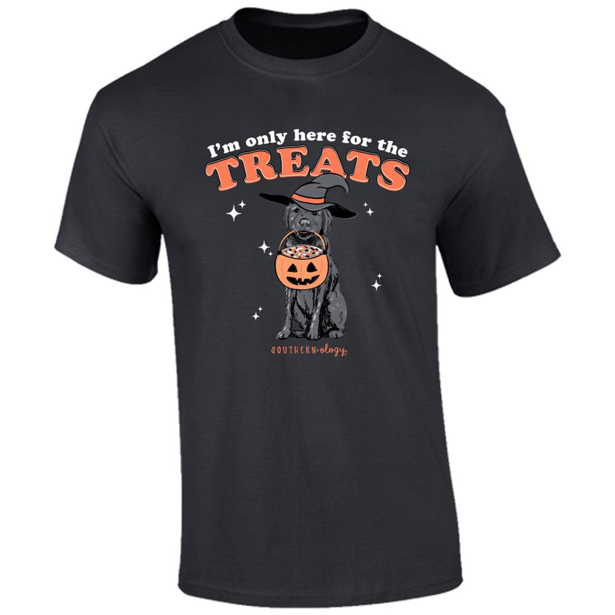 Southernology Here for the Treats Halloween Comfort Colors T-Shirt