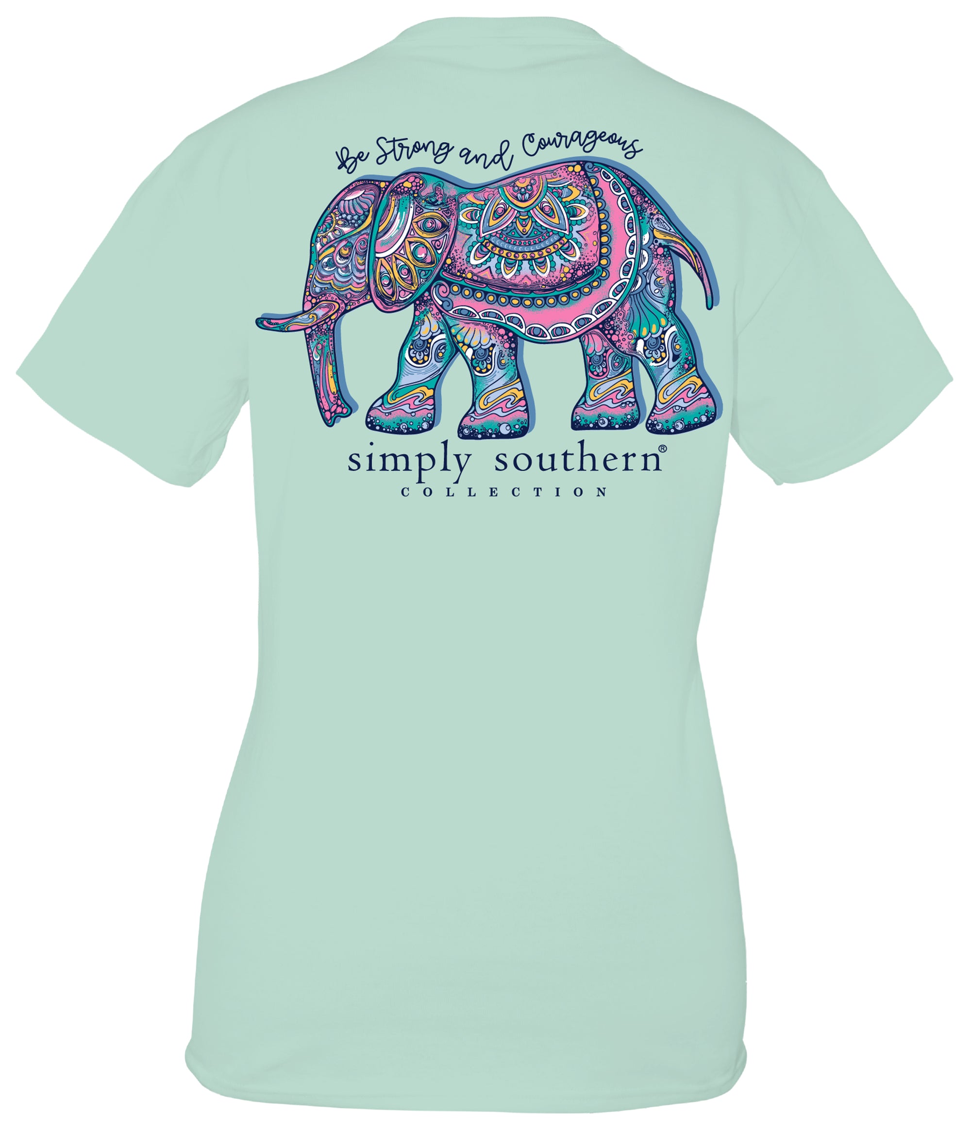 Simply Southern Be Strong Elephant T-Shirt