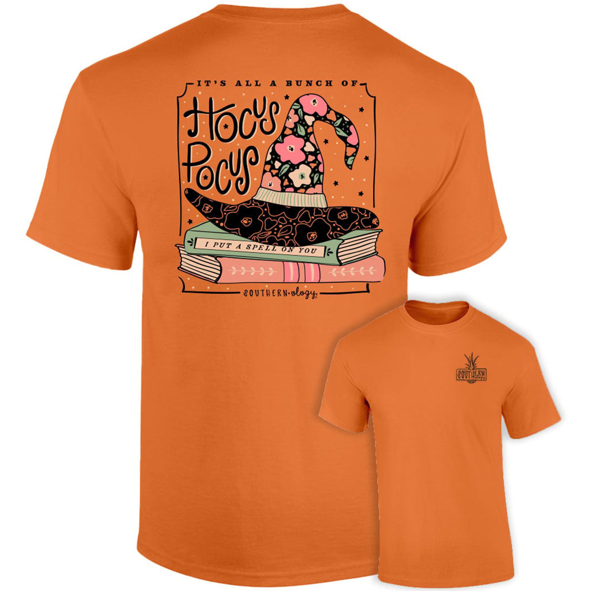Southernology Floral Hat Hocus Pocus Fall Comfort Colors T-Shirt