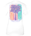 Simply Southern Palm Tree White T-Shirt