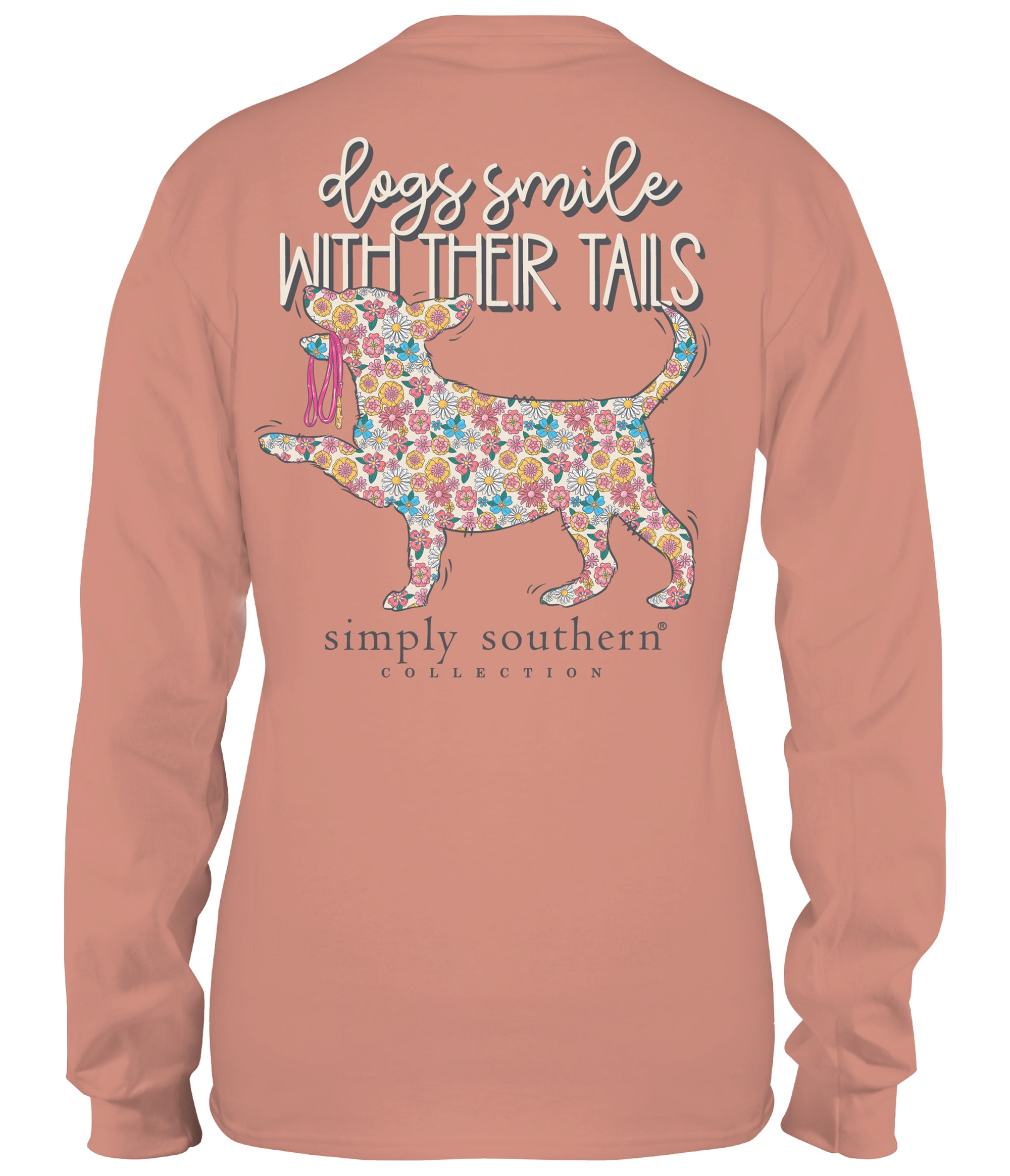 Simply Southern Dogs Smile Long Sleeve T-Shirt