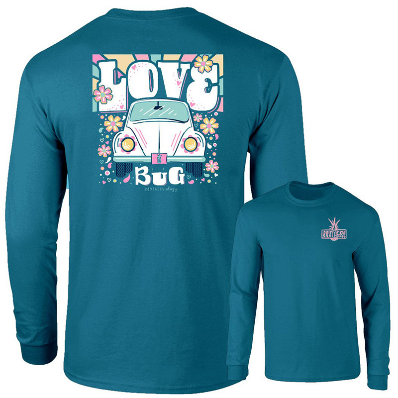 Southernology Love Bug Comfort Colors Long Sleeve T-Shirt