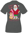 Simply Southern Sandy &amp; Bright Santa Holiday T-Shirt