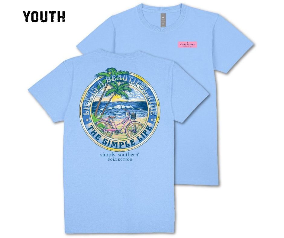 Simply Southern Simple Beach Aqua T-Shirt