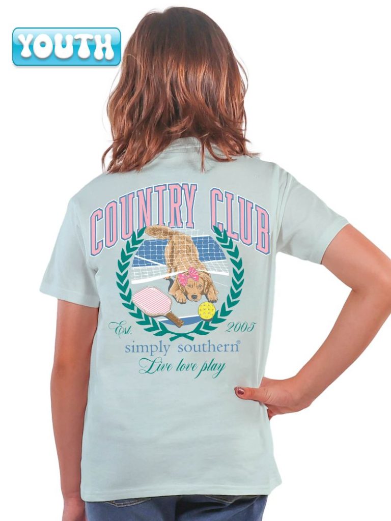 Simply Southern Country Club Dog T-Shirt