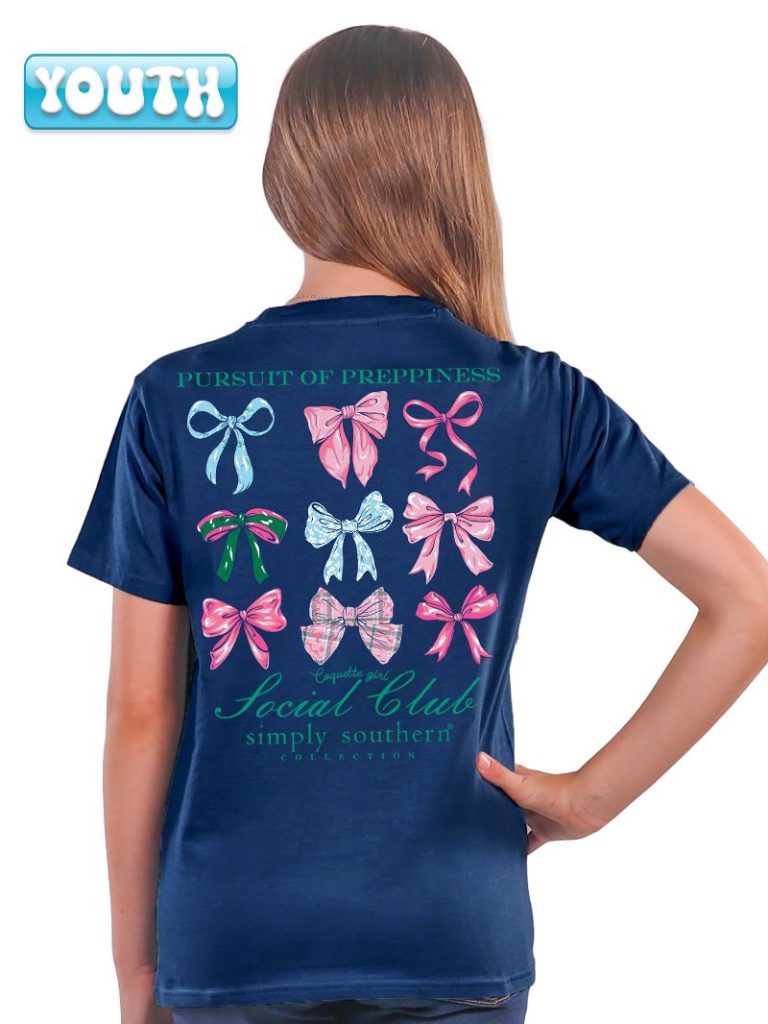 Simply Southern Preppiness Social Club Hairties T-Shirt