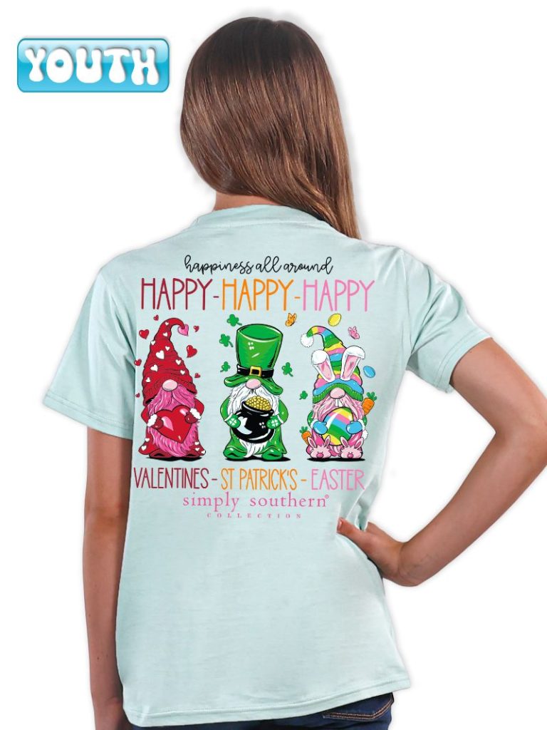 Simply Southern Happy Everything XoXo Irish Easter T-Shirt