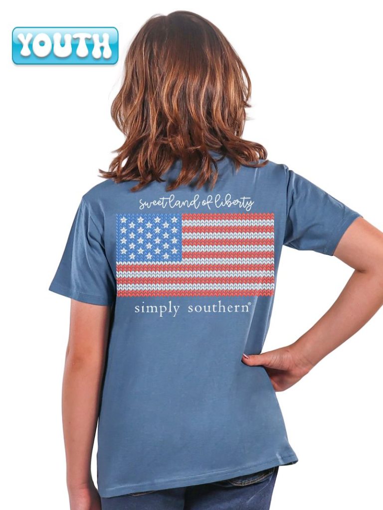 Simply Southern USA Knit Flag T-Shirt