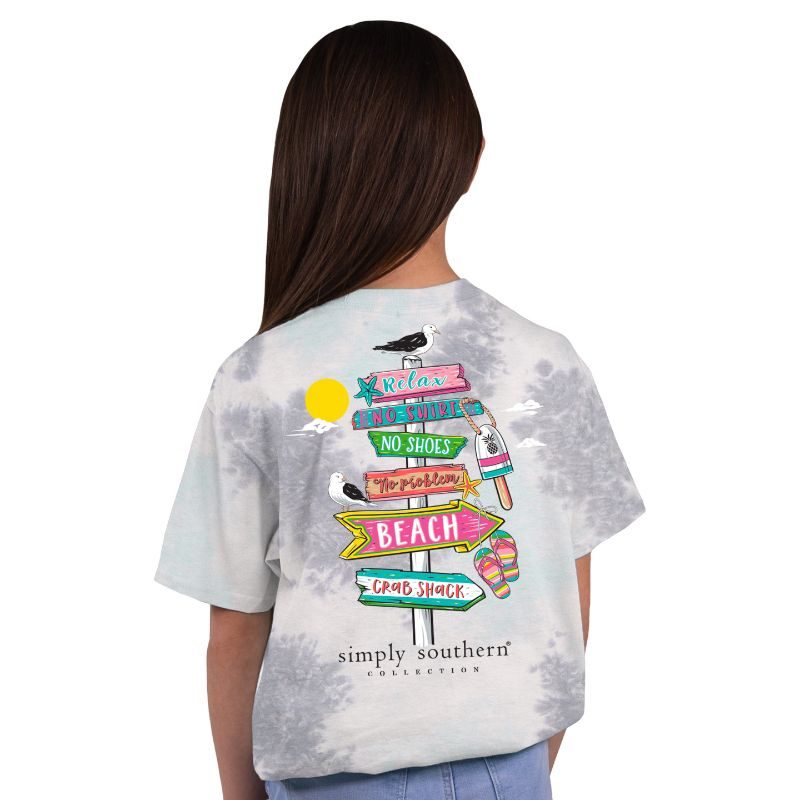 Simply Southern Beach Signs Tie Dye T-Shirt