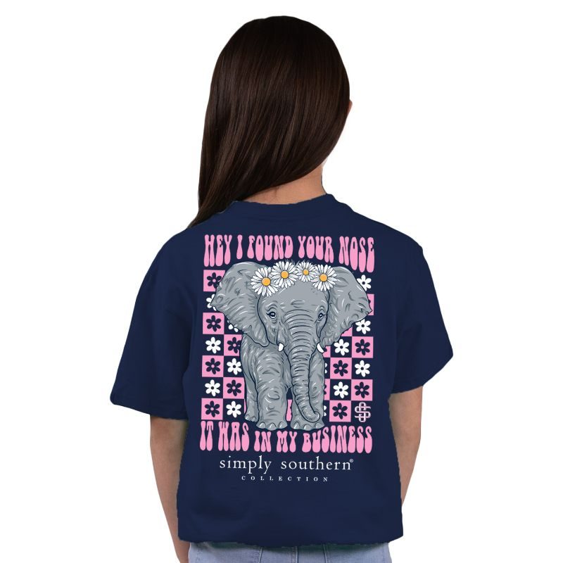SALE Simply Southern Nose Business Elephant T-Shirt
