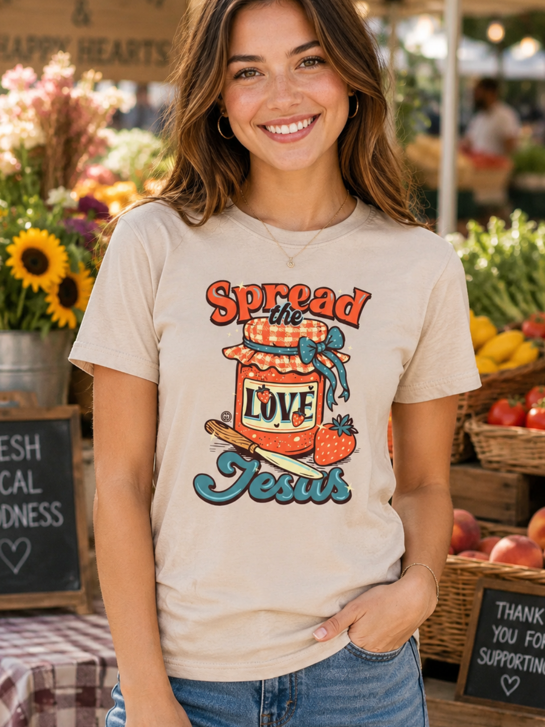Girlie Girl Originals Spread Jesus Jam T-Shirt