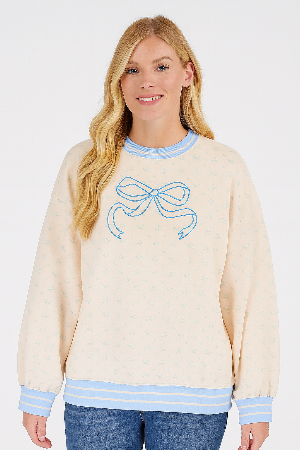 Simply Southern Enjoy Bow Crew Long Sleeve T-Shirt