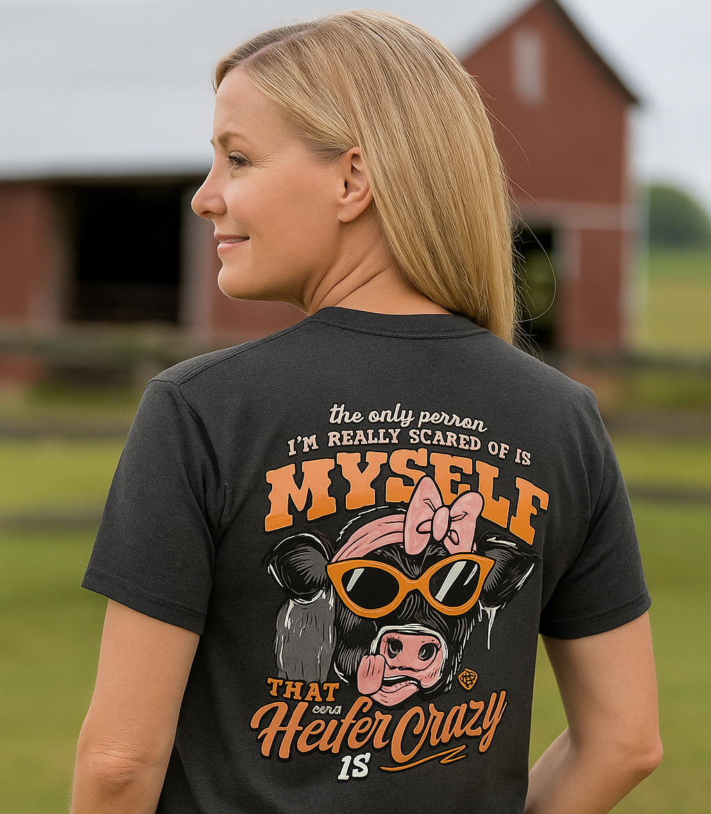 Girlie Girl Originals That Crazy Heifer Cow T-Shirt