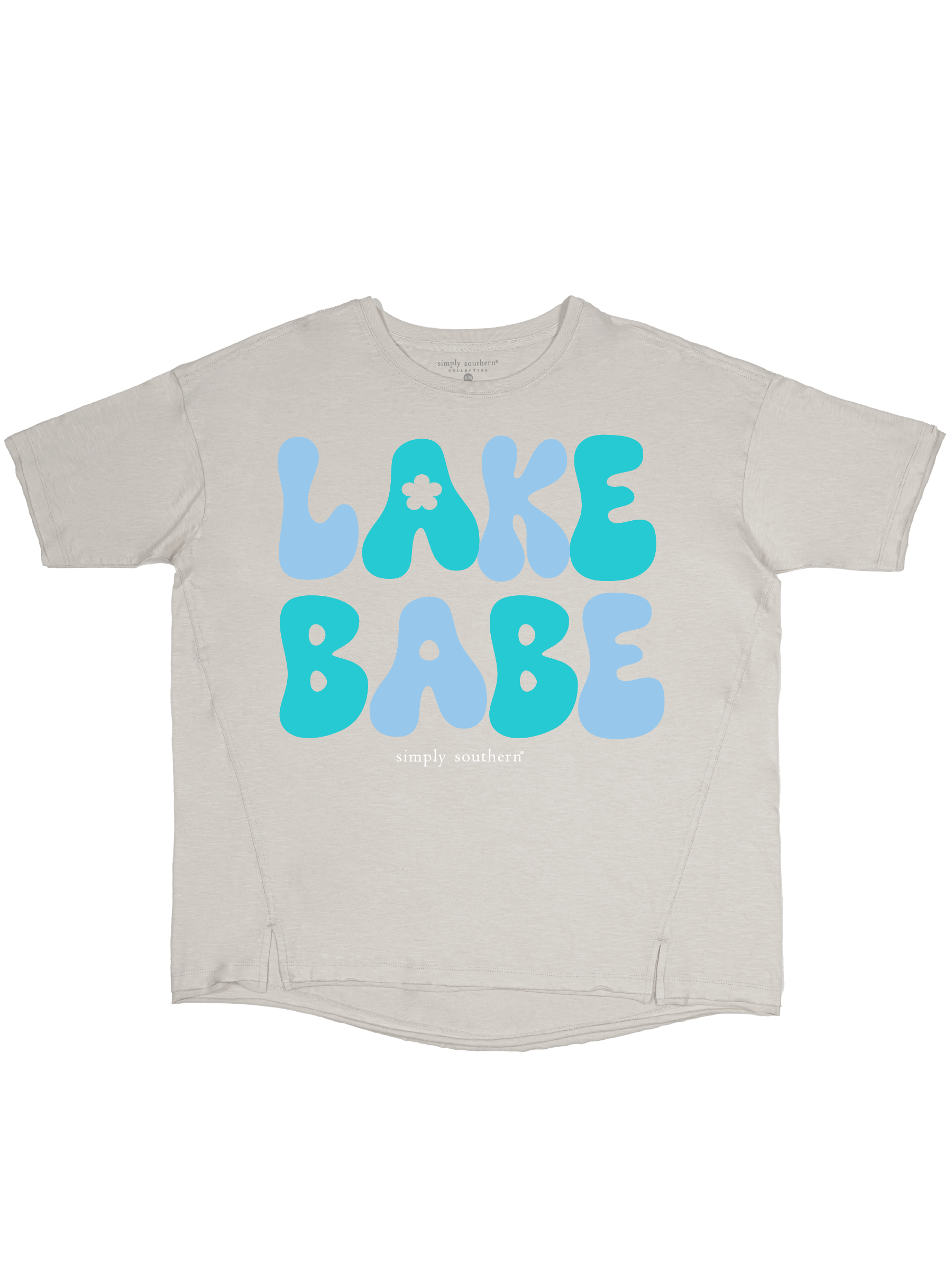 Simply Southern Lake Babe Boxy Oversized T-Shirt