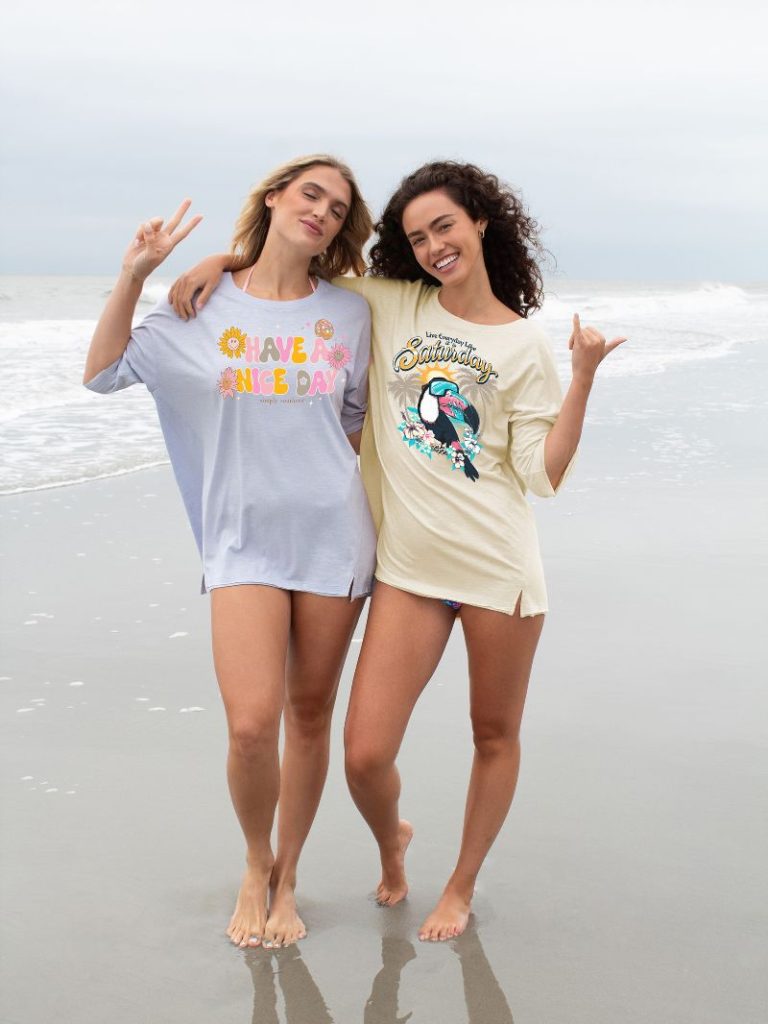 Simply Southern Nice Day Boxy Oversized T-Shirt