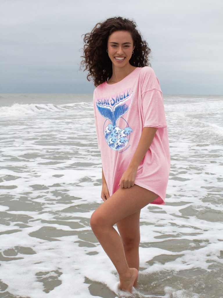 Simply Southern Salty Boxy Oversized T-Shirt
