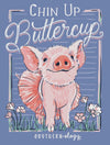 Southernology Chin Up Buttercup Pig Comfort Colors T-Shirt